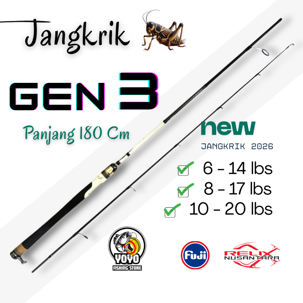 Joran Jangkrik Gen 3 Relix Nusantara