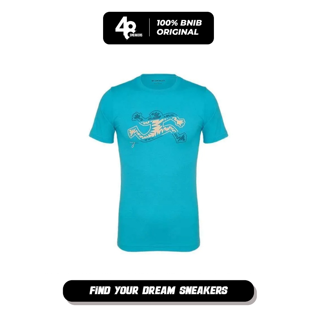 Kaos Pria Airwalk Ollie Boys T-shirt Jr - Blue (AIWXT241012U12W) Original