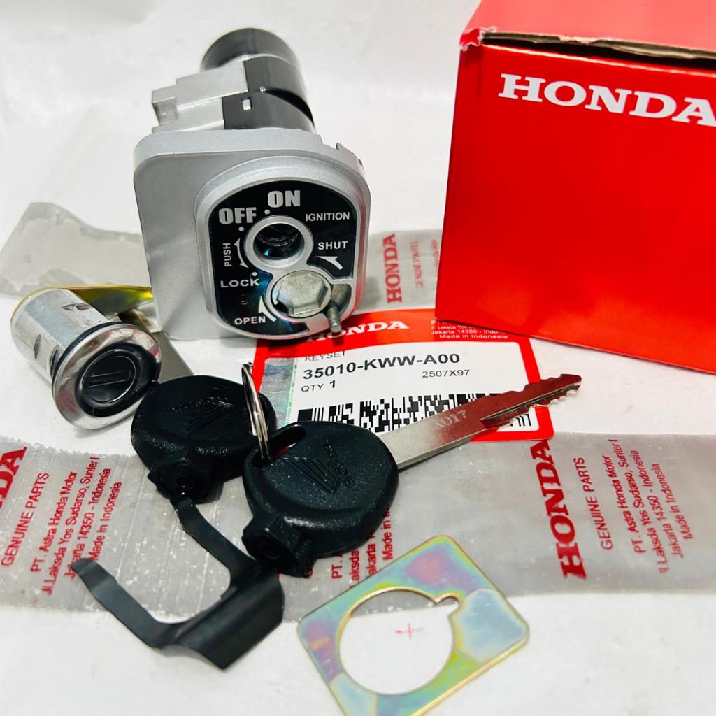 Kunci kontak Set Revo Absolute Revo ABS Absolute karbu Supra 125 Kualitas original kww