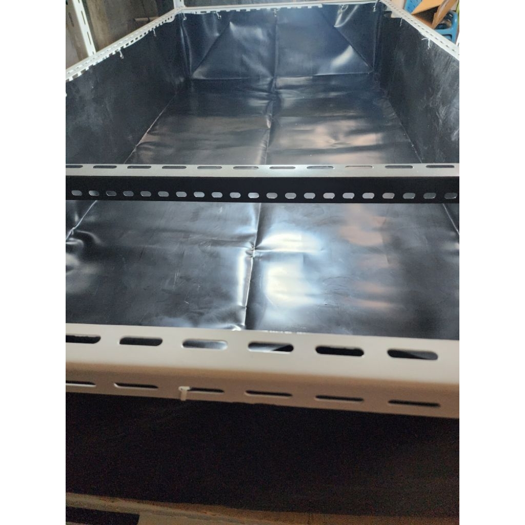 Terpal Geomembran HDPE Kolam Lobster Ukuran 200cm x 100cm x  Tinggi 30cm x Ketebalan 0,5 mm