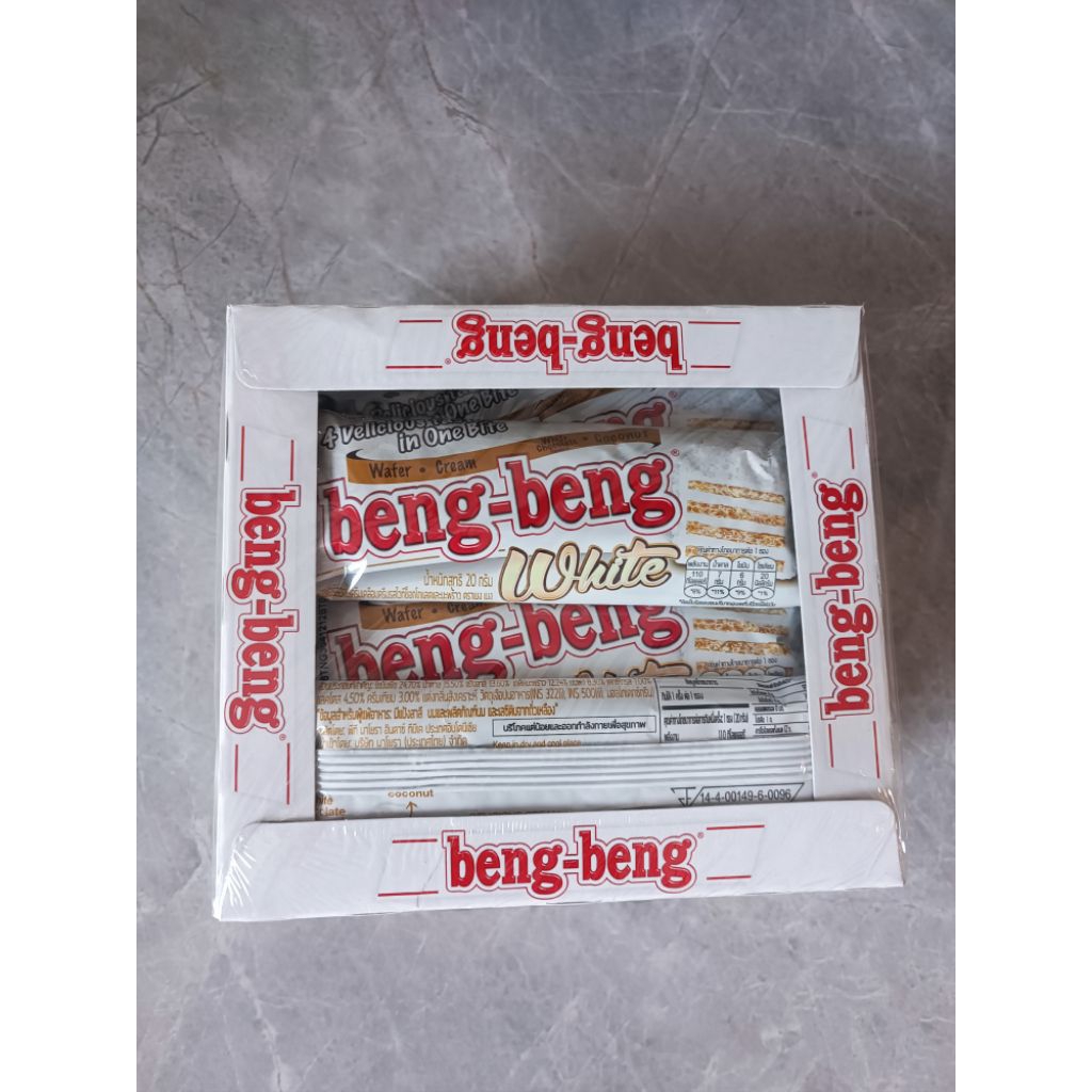BENG BENG COCONUT ORIGINAL THAILAND 1 DUS / SNACK THAILAND / BENG-BENG WHITE