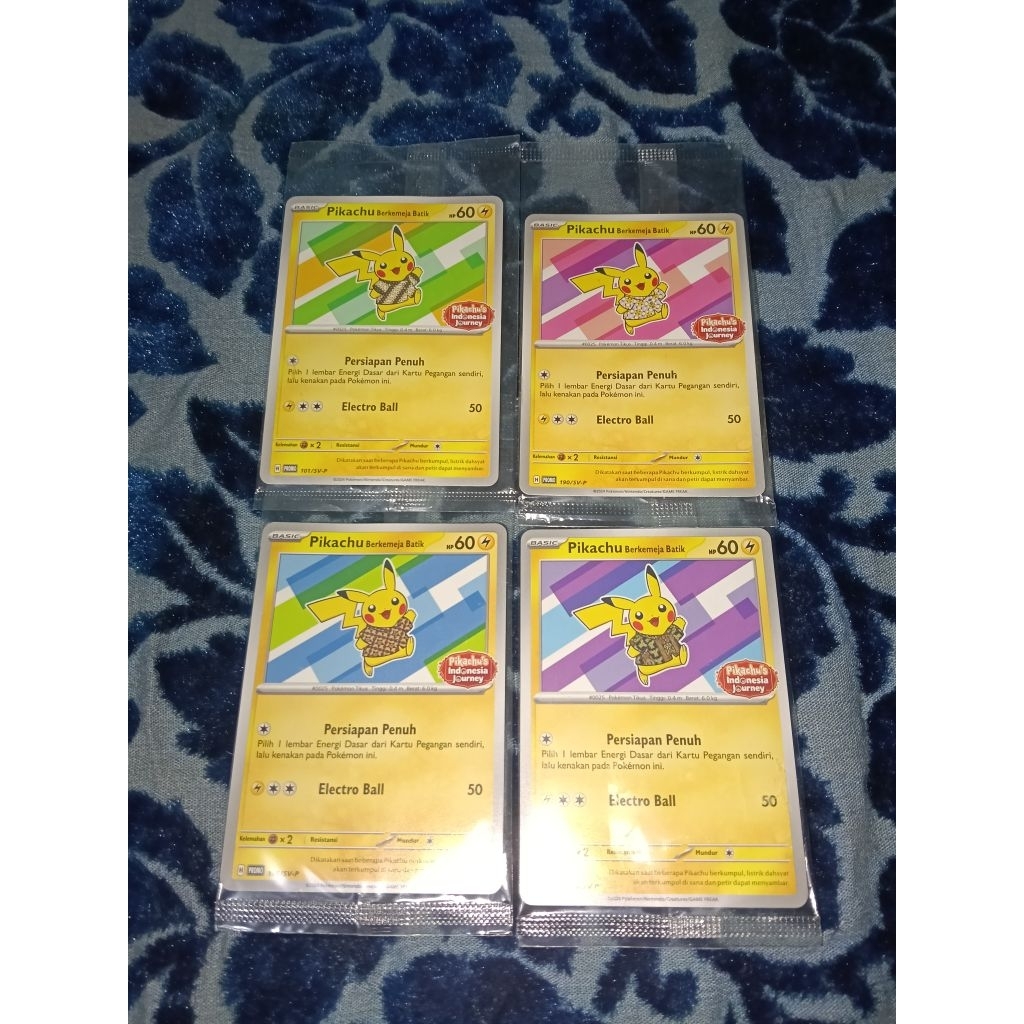 Pikachu Berkemeja Batik Set All