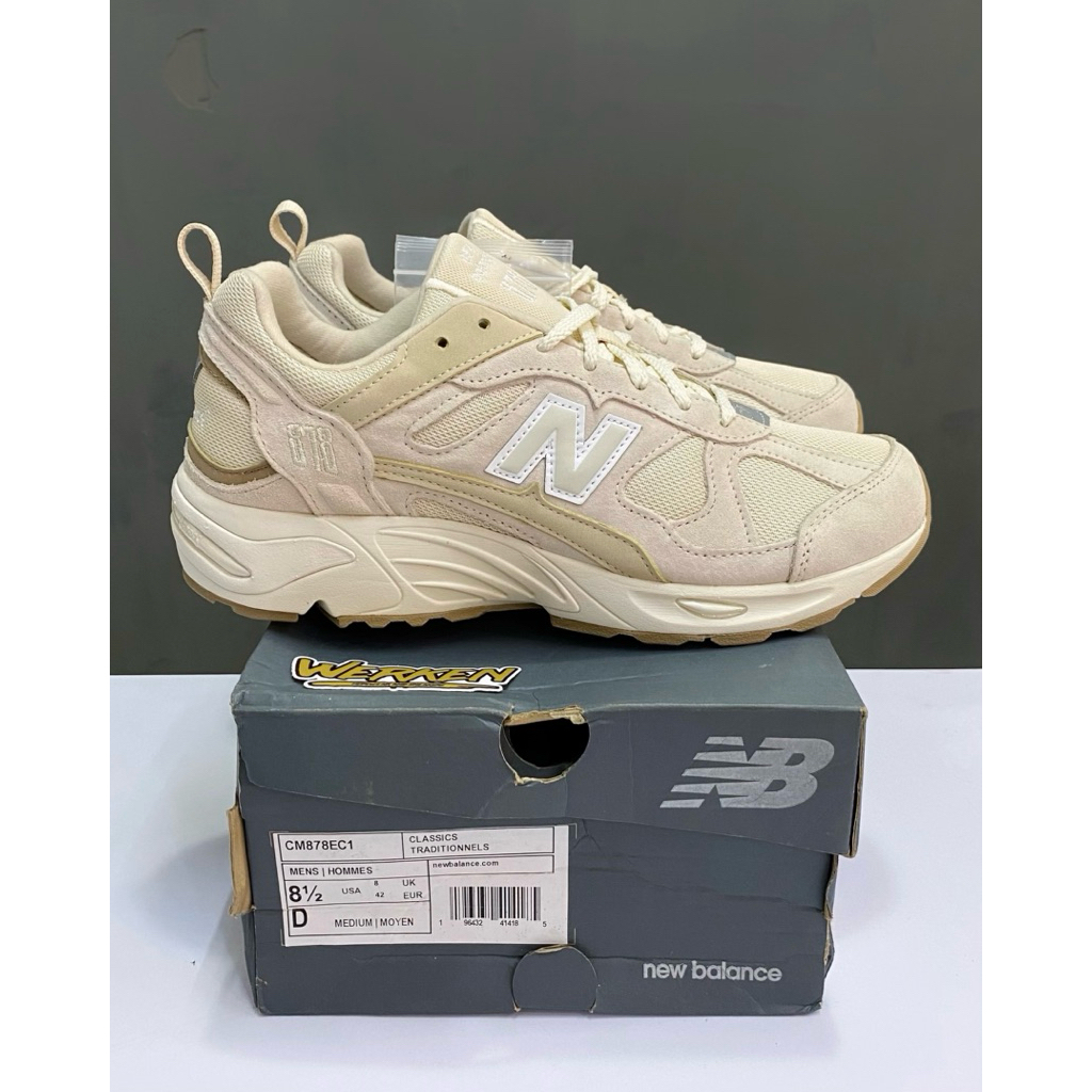 New Balance 878 Cream CM878EC1 (ORIGINAL RESMI BNIB)