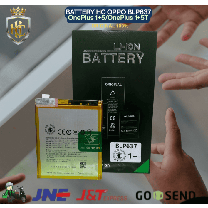 BATERAI BLP637 OnePlus 1+5/OnePlus 1+5T ORIGINAL
