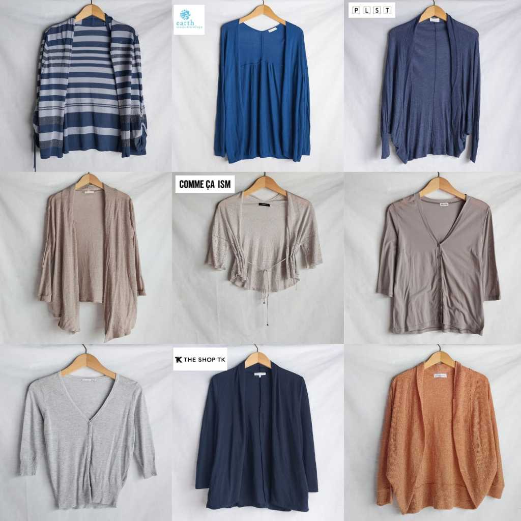 Sweater Rajut Wanita Lengan Panjang Balon Crop