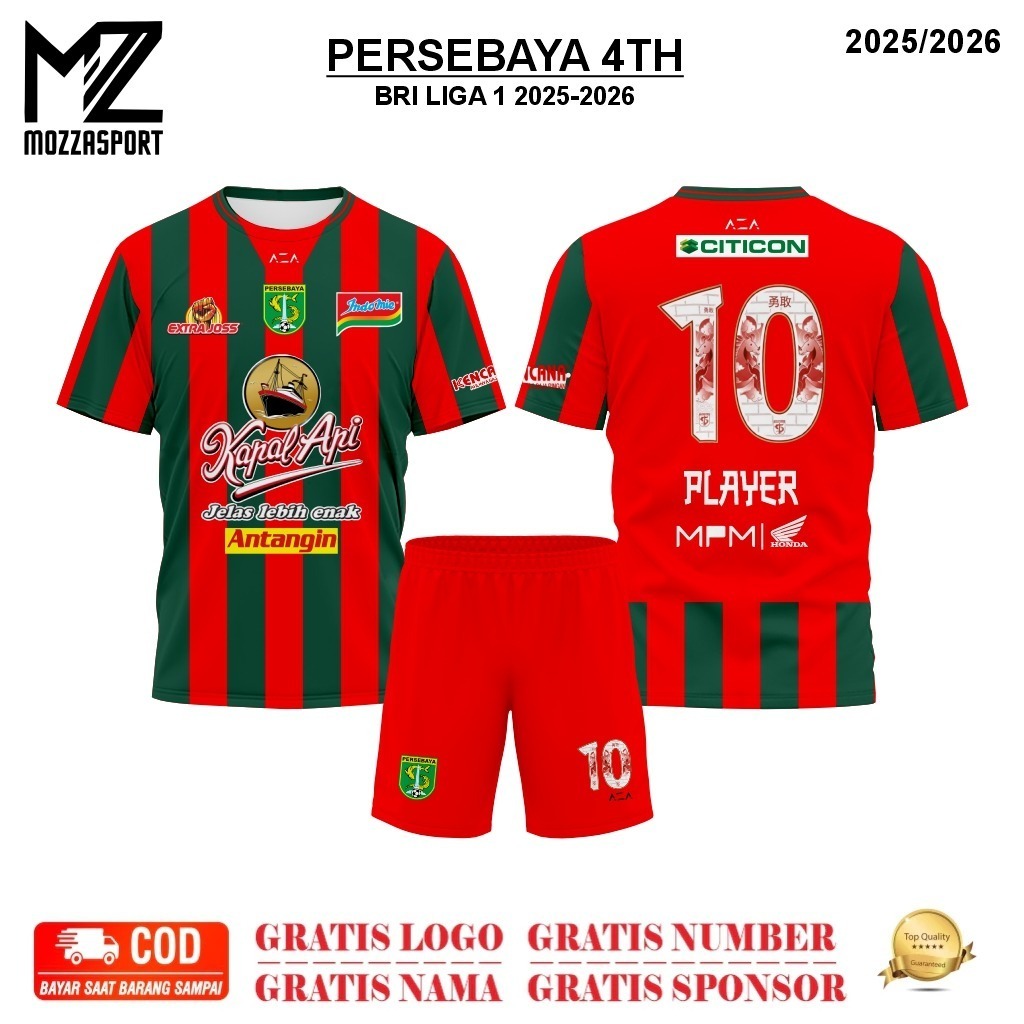 Jersey dewasa persebaya terbaru 2026
