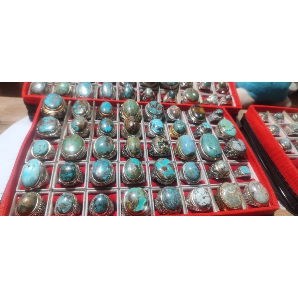 batu pirus asli natural