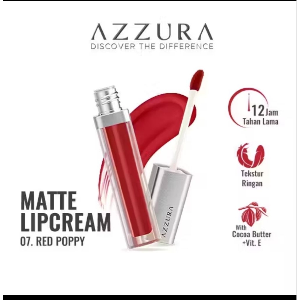 Azzura matte lip cream lipstik matte