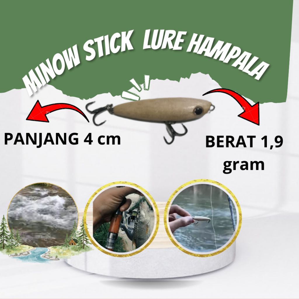 stick bait, lure hampala