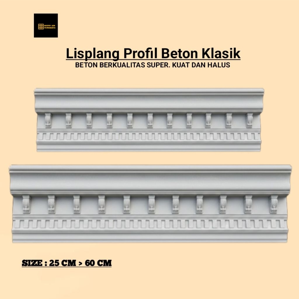 Lisplang Profil Beton List Profil Tempel Beton List Tempel Profil