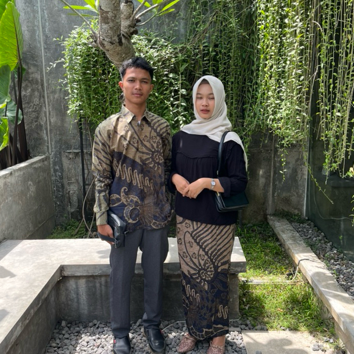 MOTIF TALI ASMORO  ROK SPAN COUPLE Batik Wanita Lengan Panjang Baju Batik Wanita Modern Batik Wanita