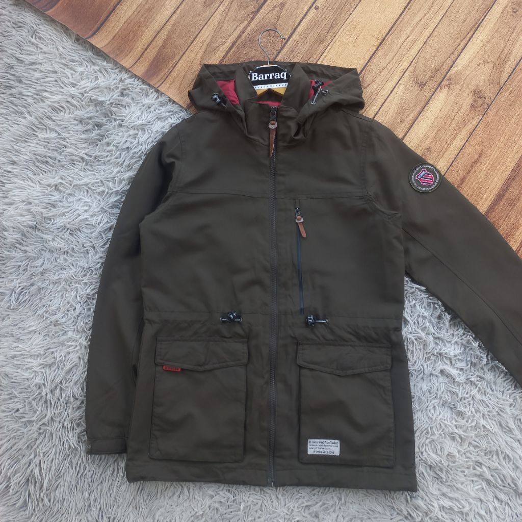 K-Swiss Mountain Parka Outdoor Jacket Waterproof NOT gorpcore goretex blocktech running sports light