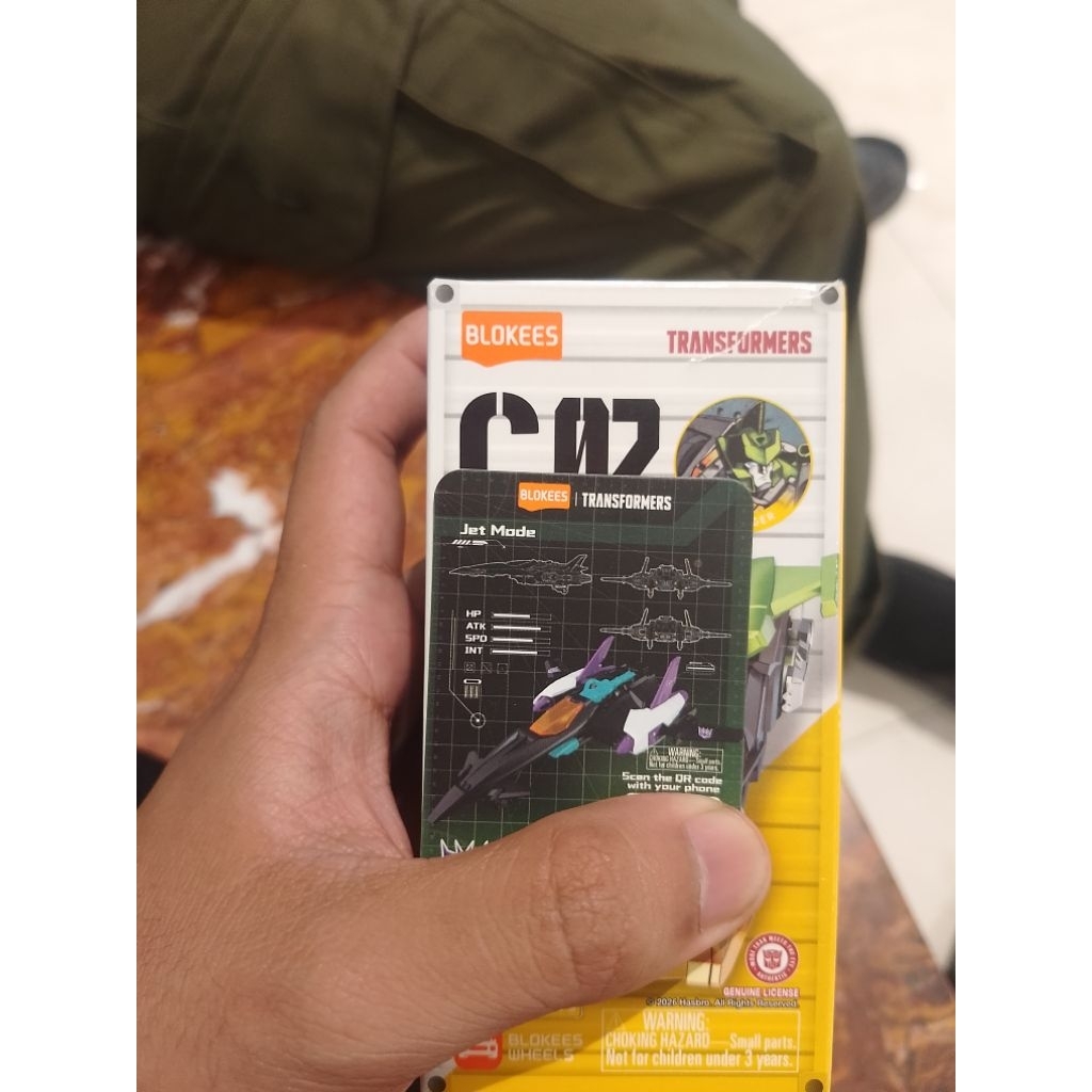Blokees Wheels Transformers C02 Overlord Jet Mode