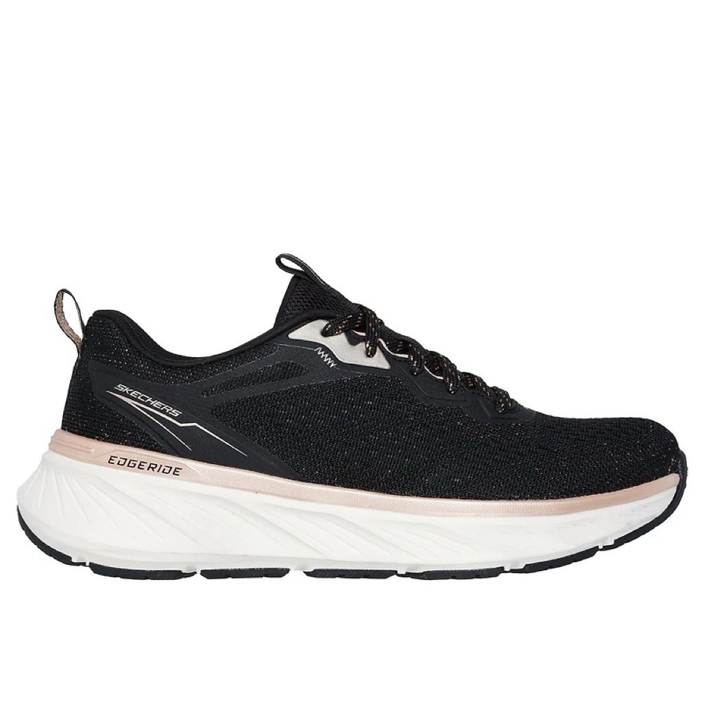 SKECHERS Edgerige Soft Radience Women Outdoor Shoes - Black Rose Gold