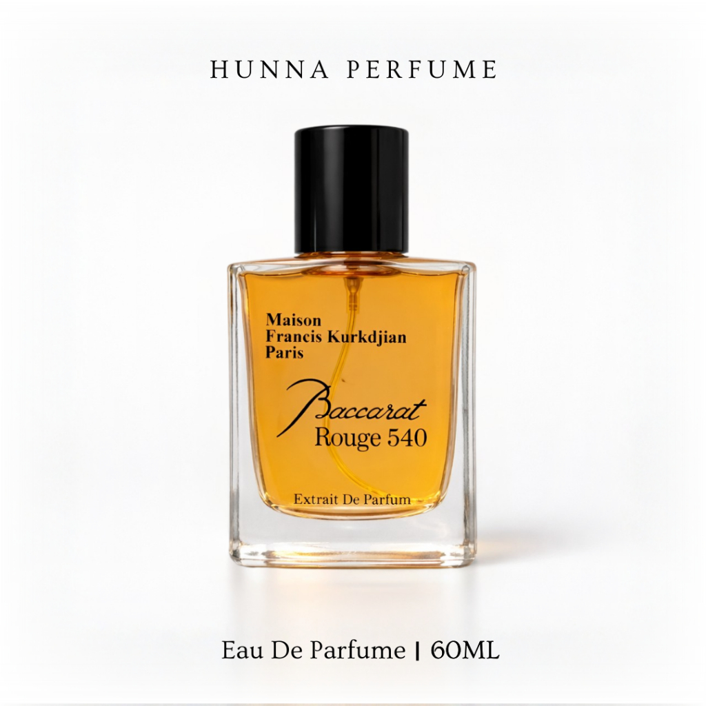 Hunna Perfume Bacarat 540 EDP 60ml - Parfum Pria Wanita Minyak Wangi Non Alkohol Tahan Lama