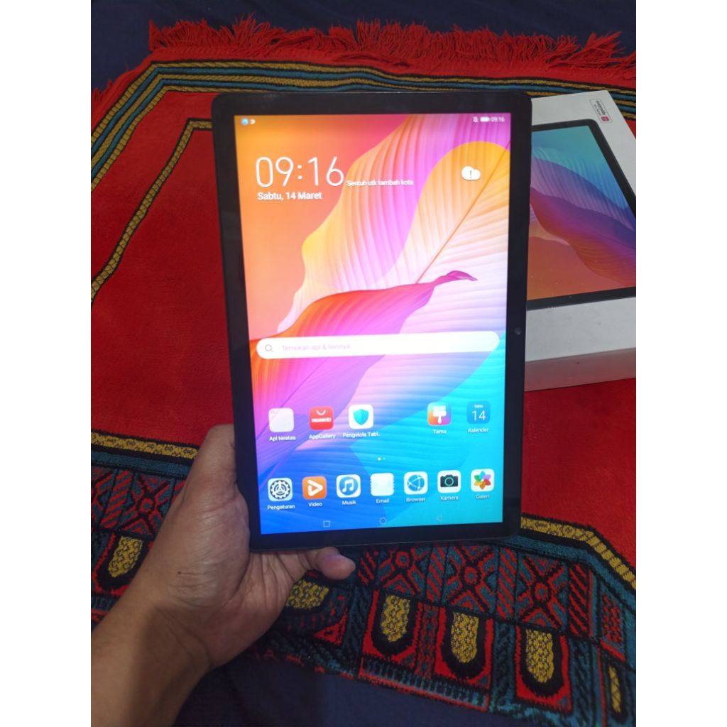 huawei matepad T10S t10 s ram 3gb 64gb fulset lengkap bagus wifi normal garansi resmi tablet bekas m