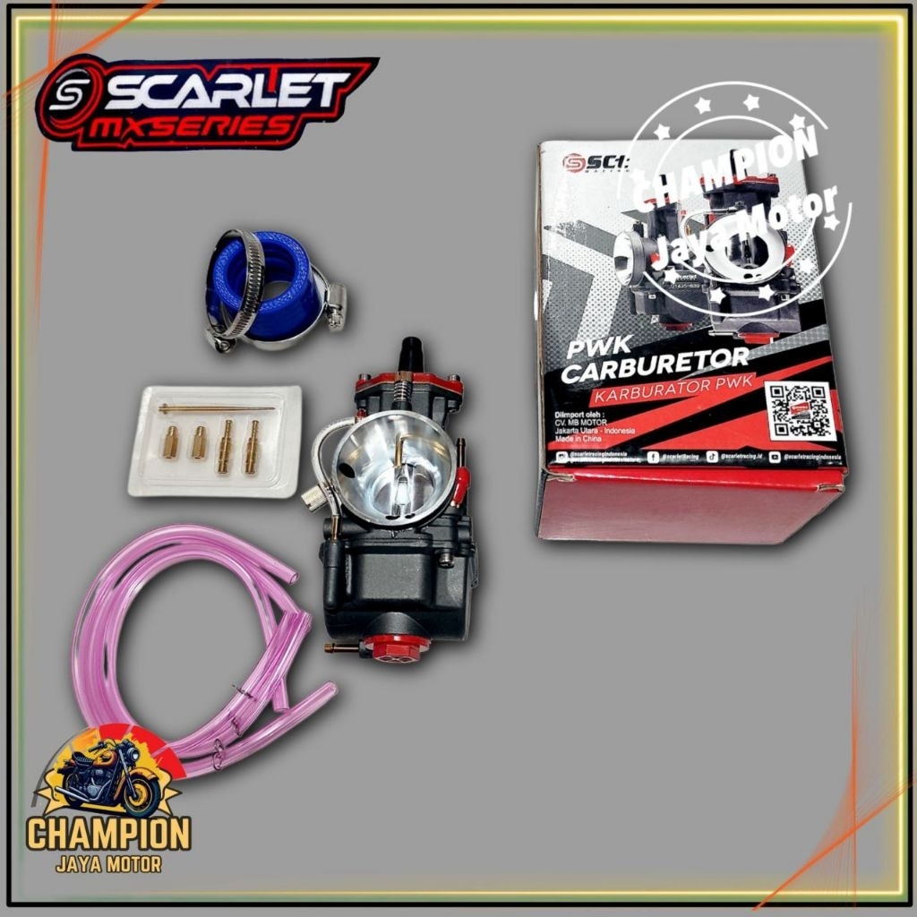 Karburator Karbu Scarlet Racing PWK 24 26 28 30 32 Carburator Karbu PWK Scarlet Racing Original