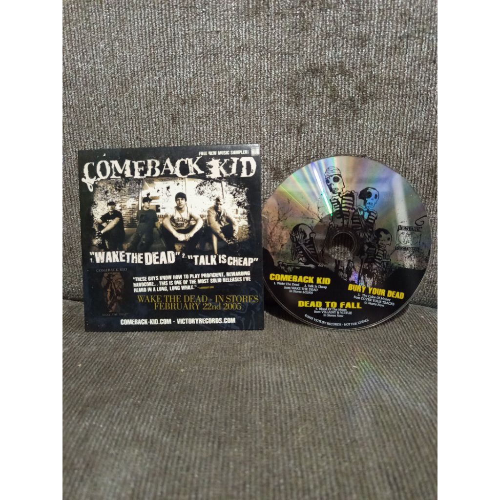 cd comeback kid - victory records sampler