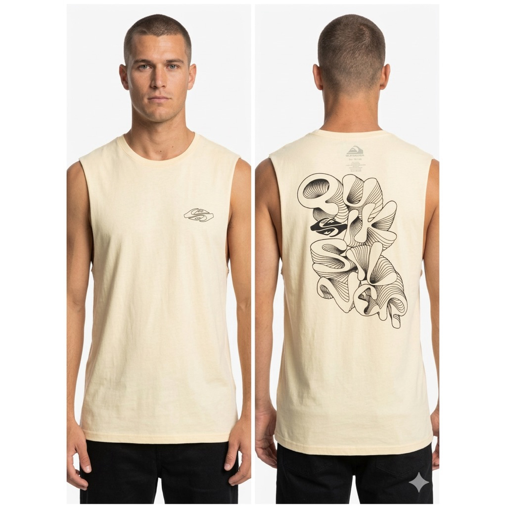 kaos pria Quiksilver original