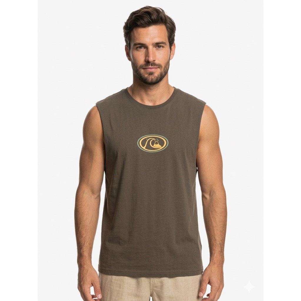 kaos singlet pria Quiksilver original