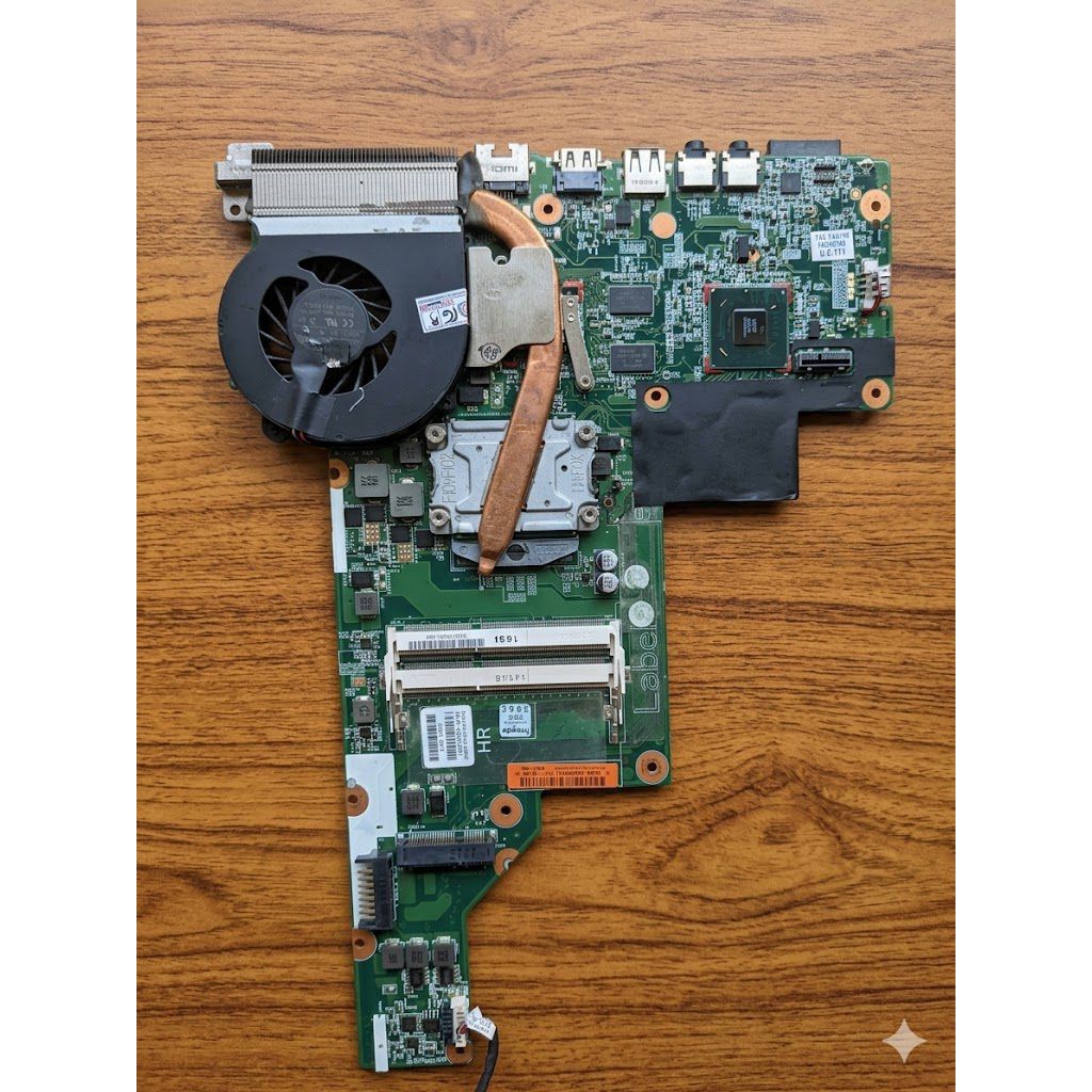 set motherboard Laptop hp 431 core i5 gen 2 matot