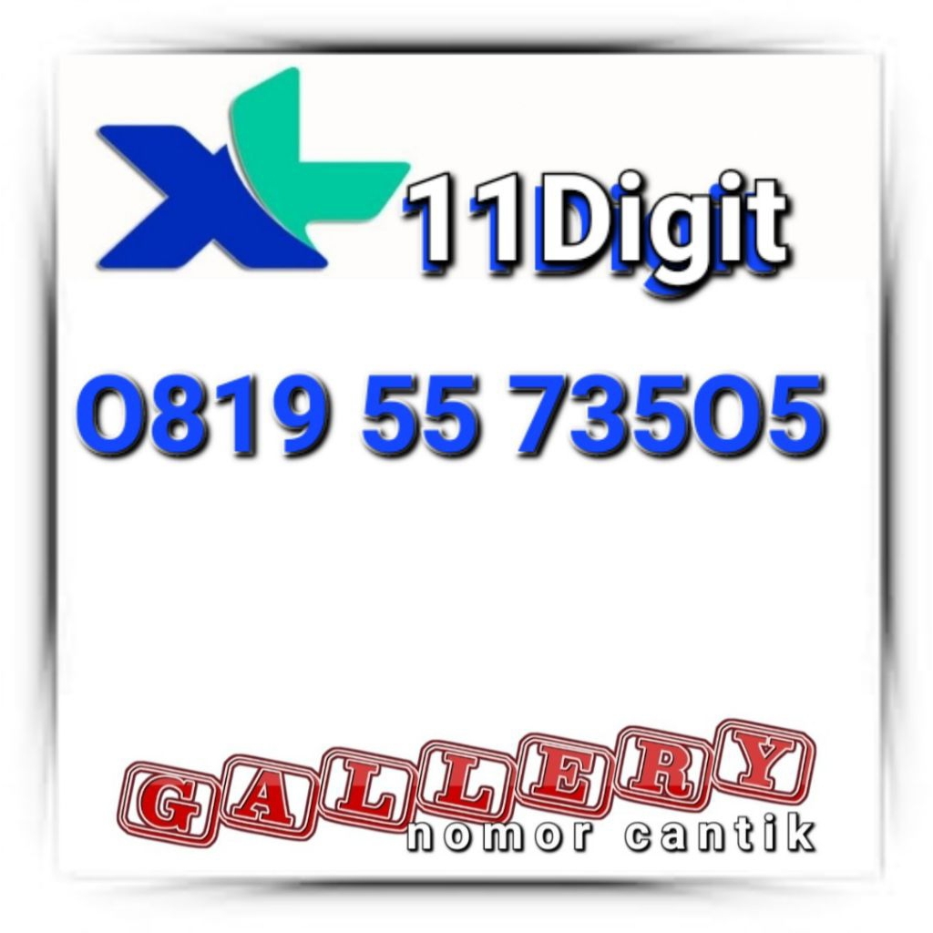 NOMOR XL 11DIGIT O 8 I 9 & O 8 I 7