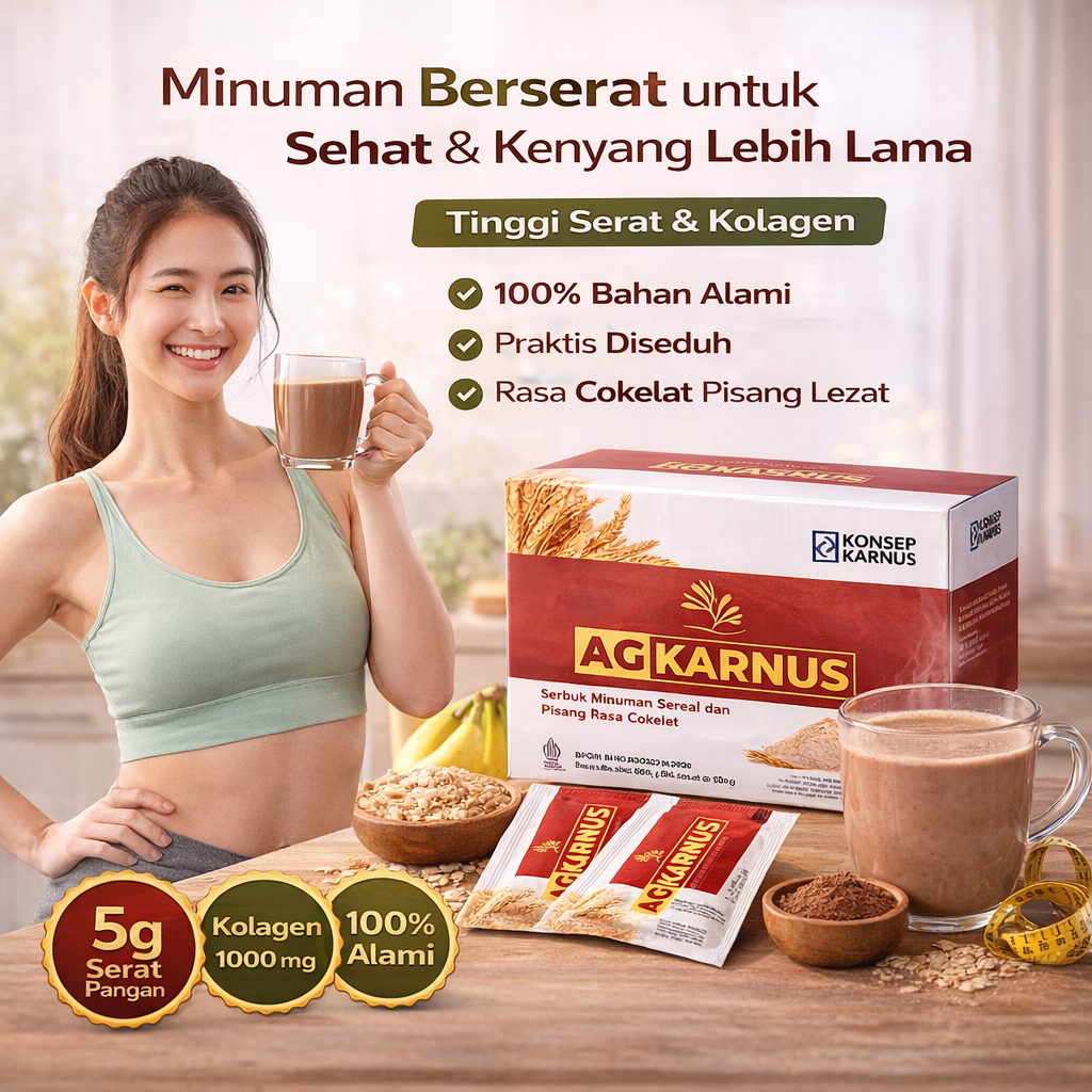 AG Karnus Asli Ori AG Cereal Alga Gold Nutrisi Kesehatan Lambung AG Karnus Original Nutrisi Lambung 