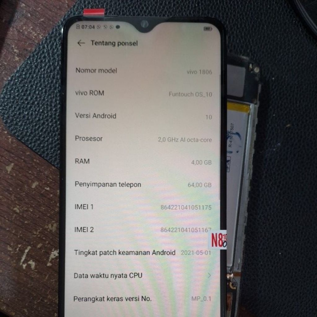 mesin vivo v11 normal.