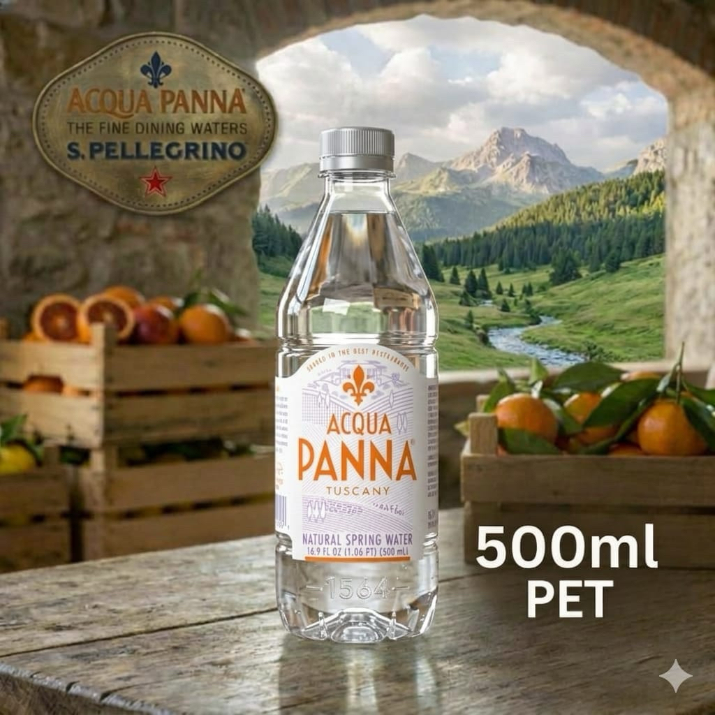 Acqua Panna Natural Mineral Water 500ml PET