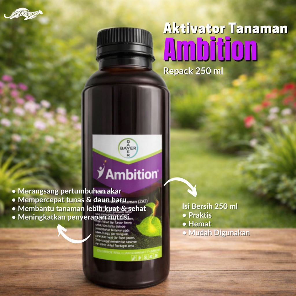 Ambition Bayer 250ml Repack – ZAT Perangsang Tunas Bunga Buah Tanaman