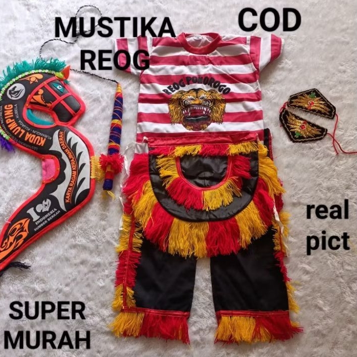 PAKET BAJU JARANAN, PAKET BAJU JARANAN ANAK, PAKET BAJU REOG ANAK, PAKET BAJU REOG, PAKET BAJU KEPAN