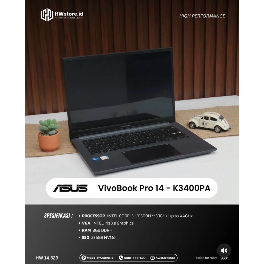 ASUS VivoBook Pro 14 - K3400PA