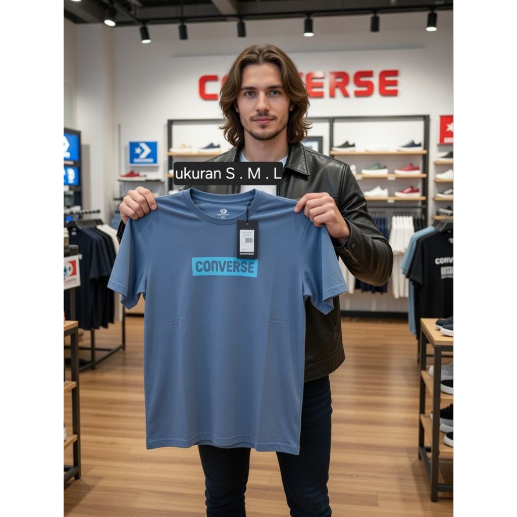 kaos pria converse original
