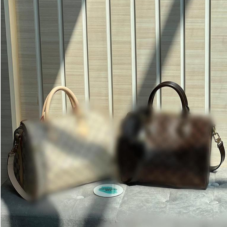 Speedy Bandouliere 25 Damier Canvas