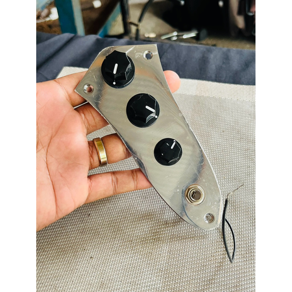 preamp wiring bass fender squire jazz bass original