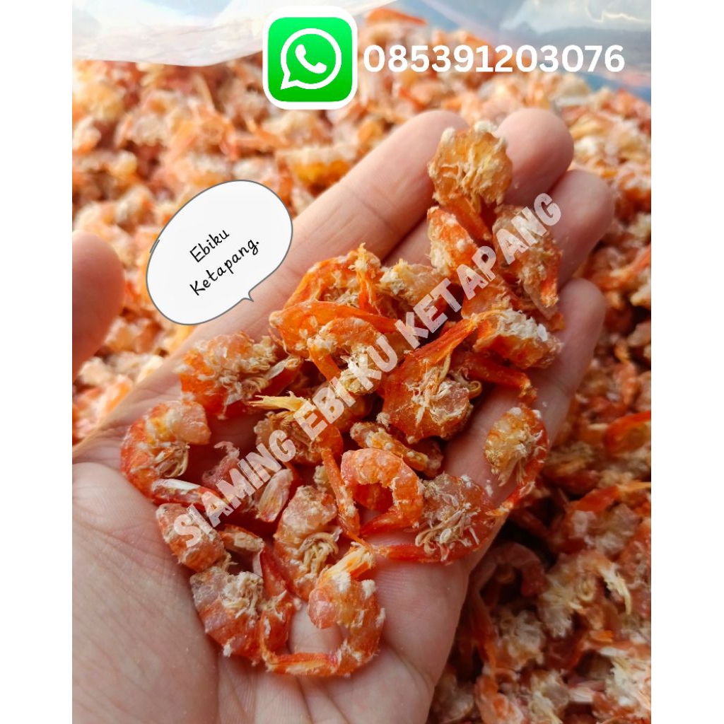 UDANG EBI KERING 1 KG FRESH ASLI KALIMANTAN