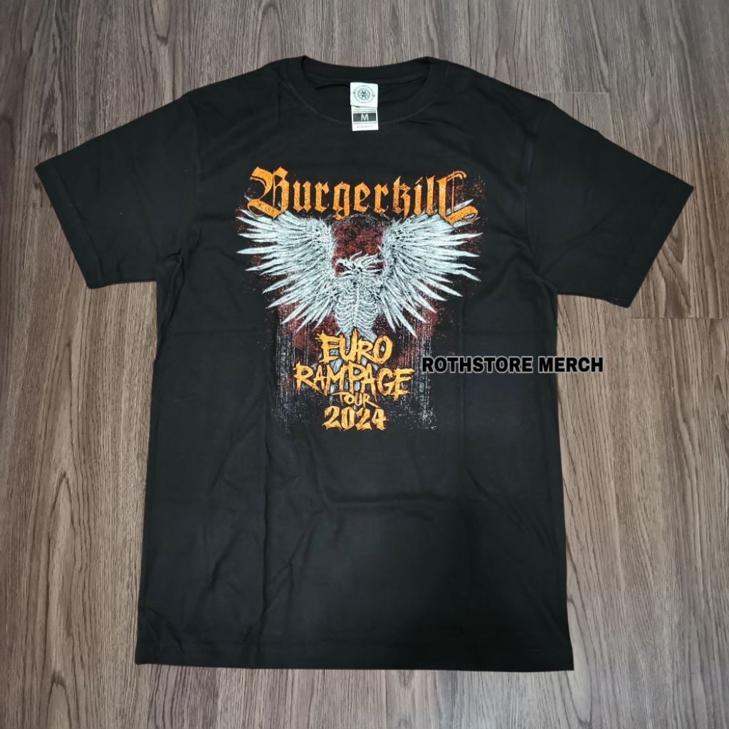 burgerkill - euro rampage tour 2024 / official merch