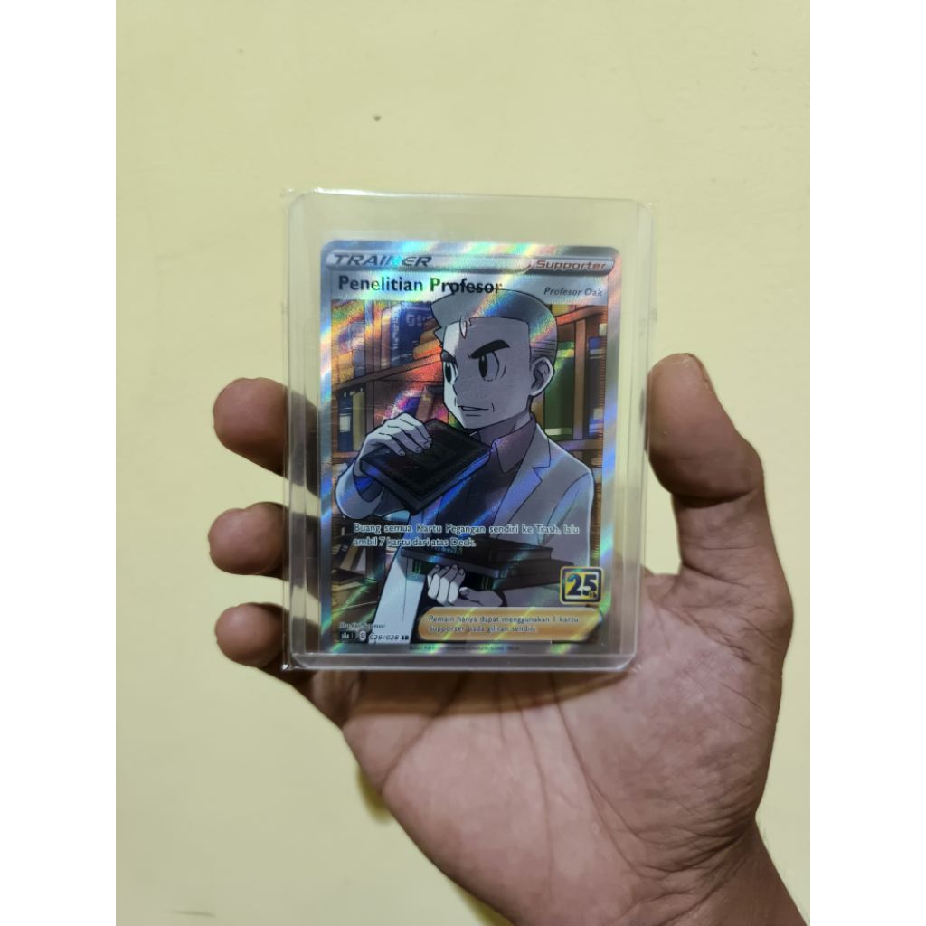 Kartu Pokemon Penelitian Profesor SR 25th Anniversary s8a 029