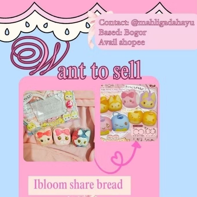 Ibloom share bread squishy