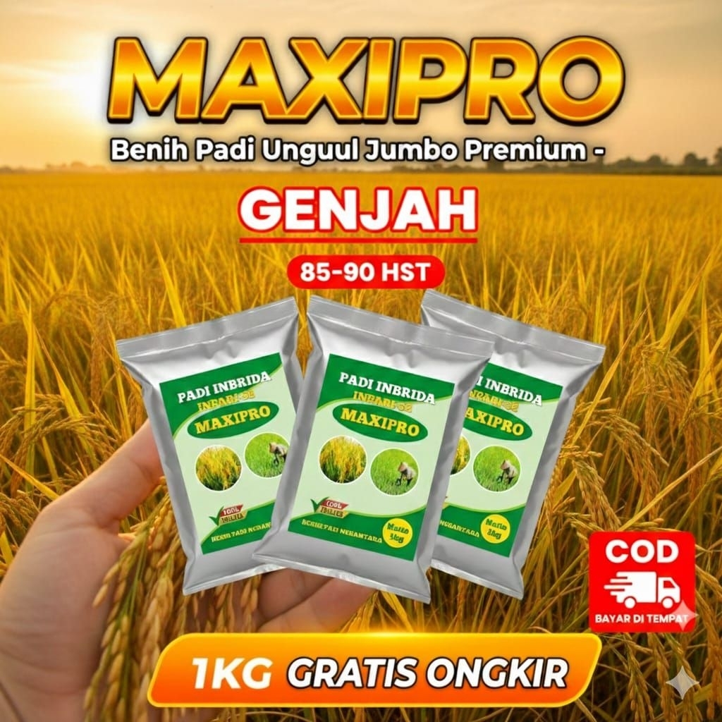 BENIH PADI MAXIPRO GENJAH PADI UNGGUL JUMBO