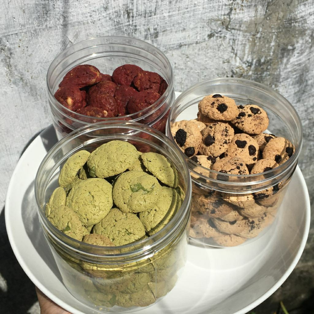 COOKIES BITES | toples 170gr | redvelvet, chocolate, original, oreo, matcha, regal choco |