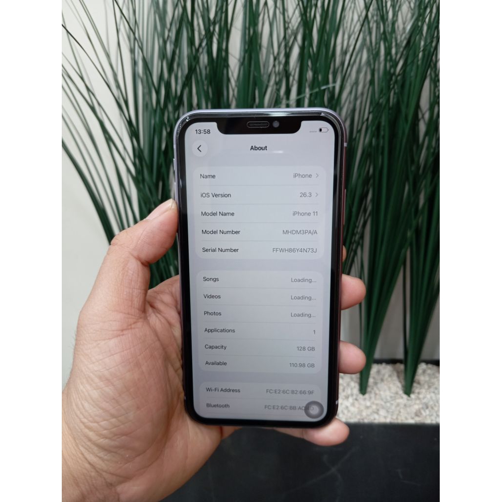 iphone 11 128.gb bekas like new