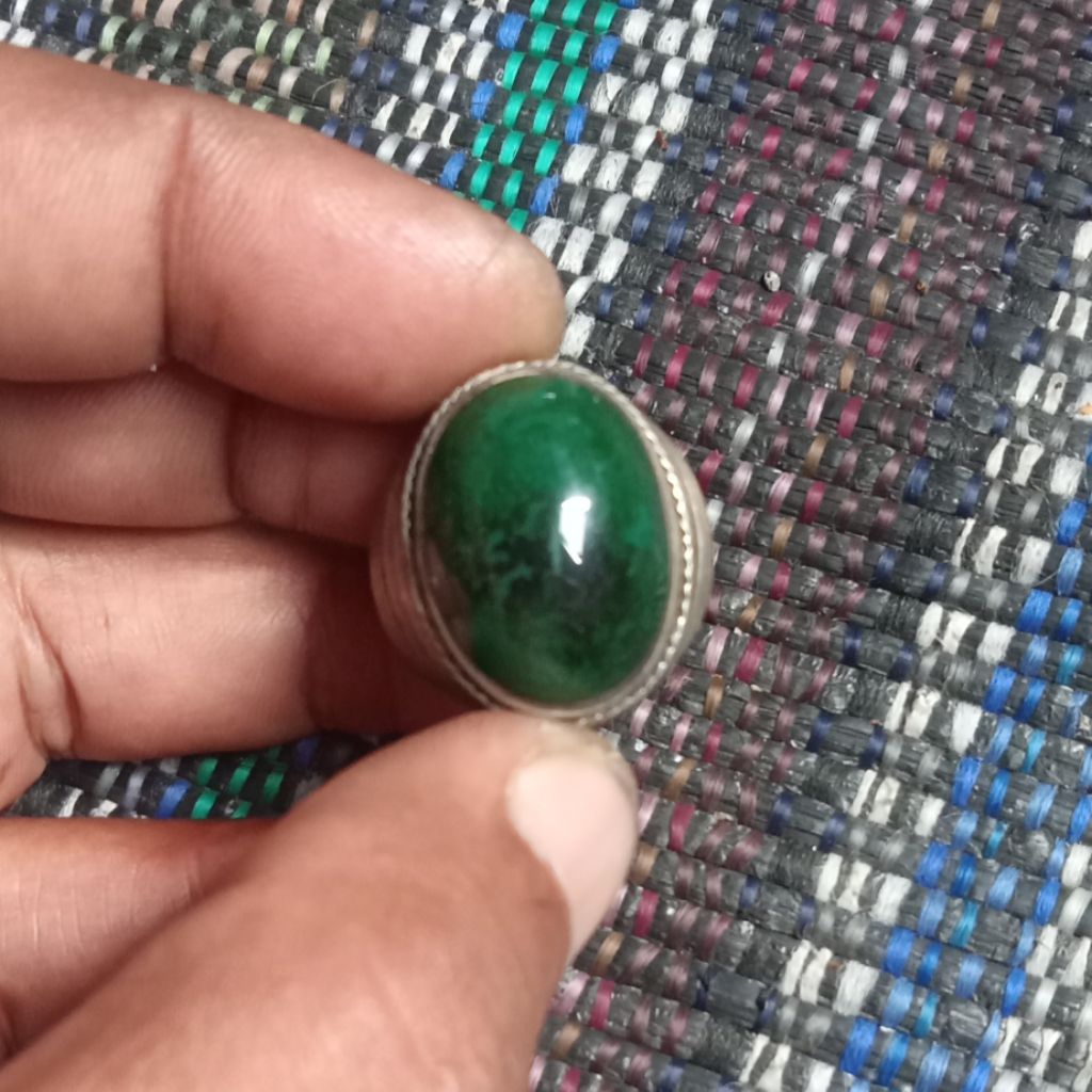 cincin perak batu bacan Doko lawasan ring11