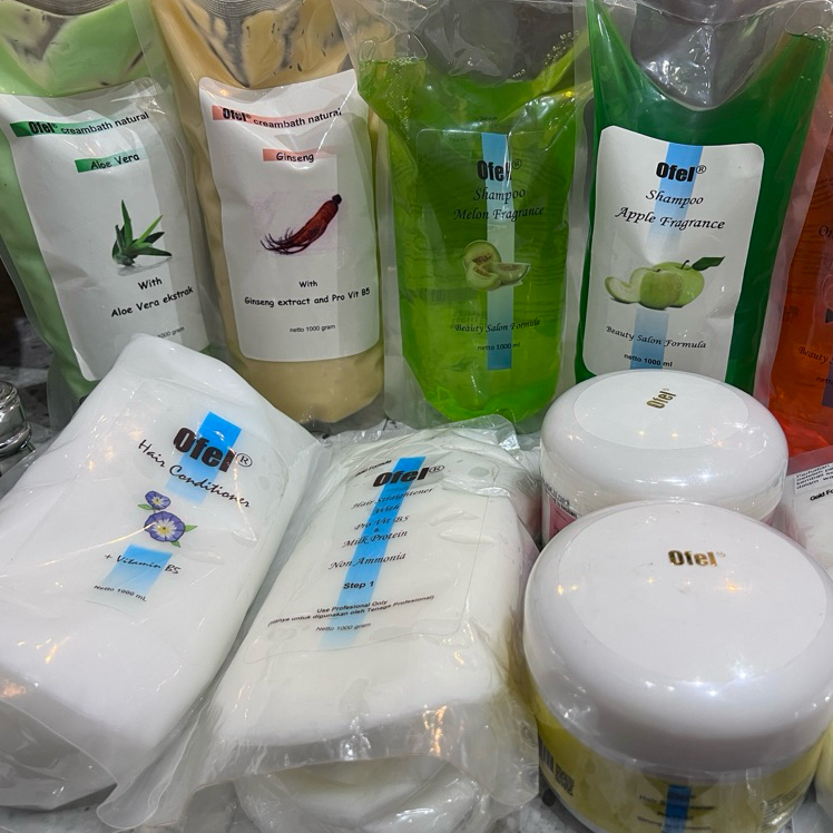 OFEL OBAT SMOOTHING STEP 1 step 2 shampoo condi