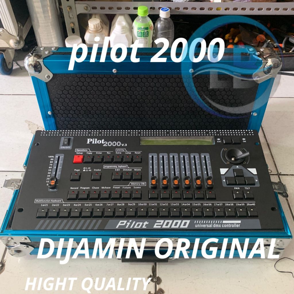 Pilot Mixer 2000 Lighting Console + Hardcase | DMX Controller Lampu Panggung Stage Lighting