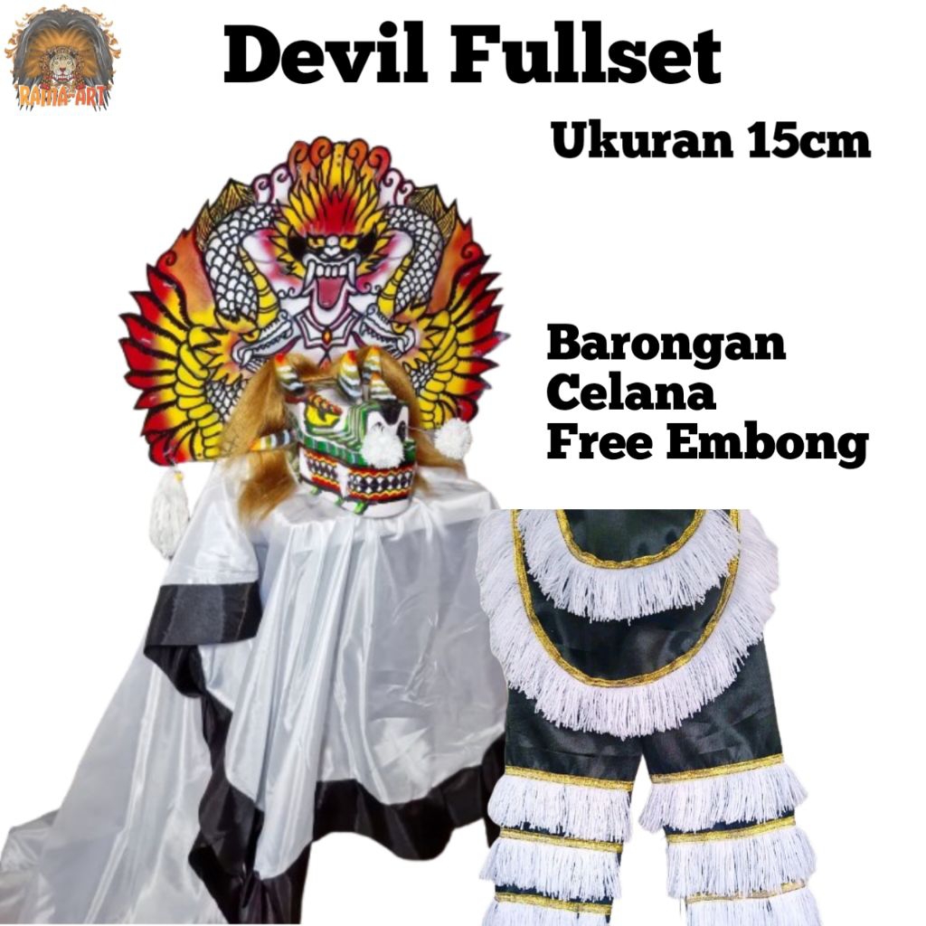 Barongan  Devil Putih (Casper)