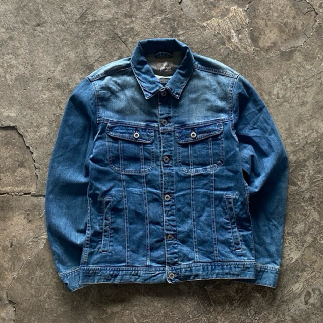 NANO UNIVERSE TRUCKER JACKET DENIM