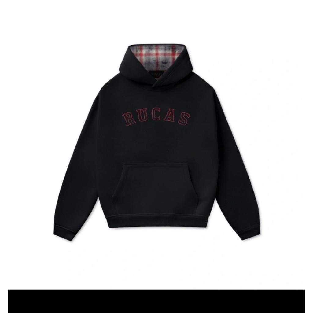 RUCAS Reversible Red Flannel Hoodie SZ S