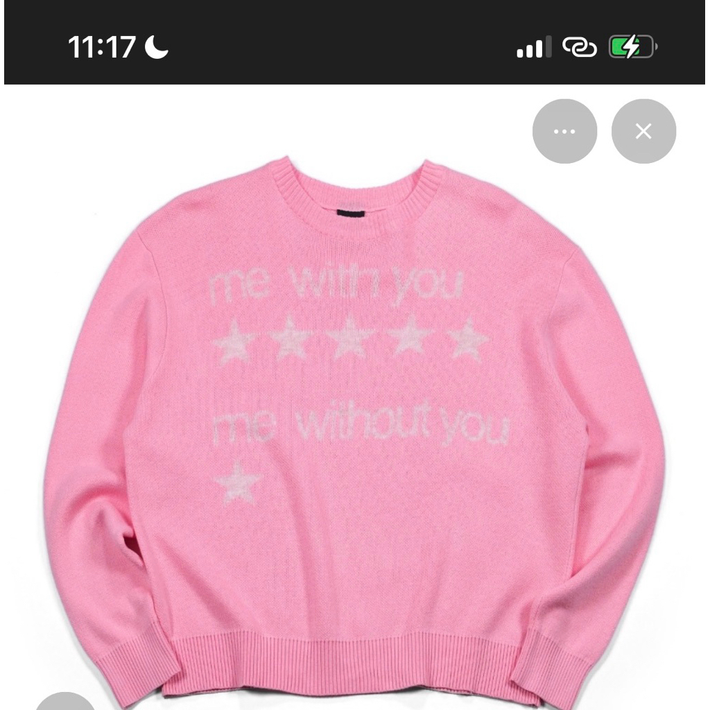 thanksinsomnia knitwear sabrina pink used