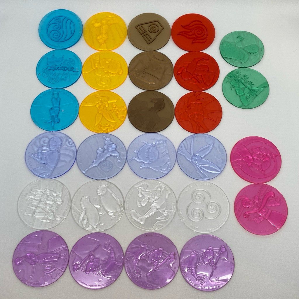 Tazos Avatar The Legend of Aang Chiki 2006 Transparan